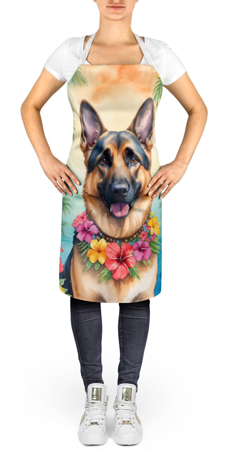 German Shepherd Luau Apron-1