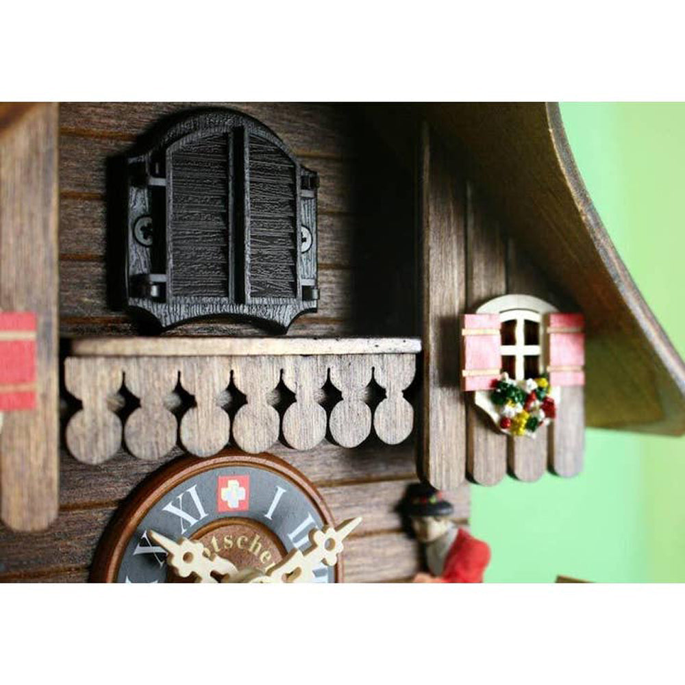 Classic Emmental Chalet Quartz Cuckoo Clock-4
