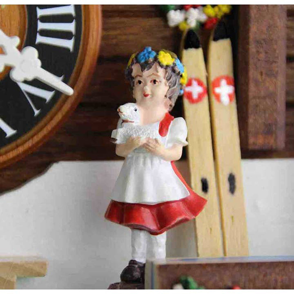Heidi Baby Goat Cuckoo Clock-3