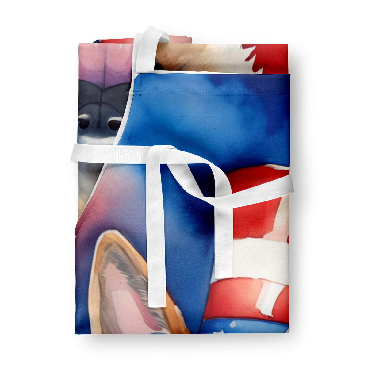 German Shepherd Patriotic American Apron-2
