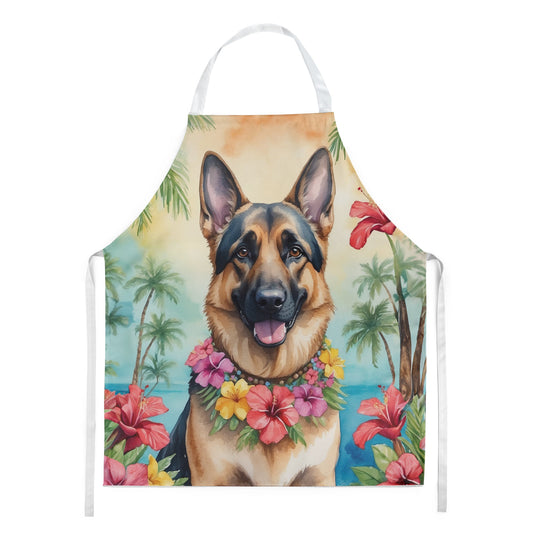 German Shepherd Luau Apron-0