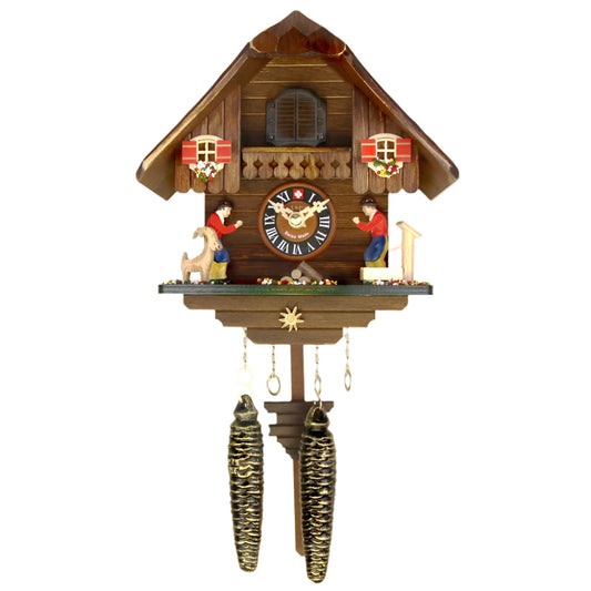 Classic Emmental Chalet Quartz Cuckoo Clock-0