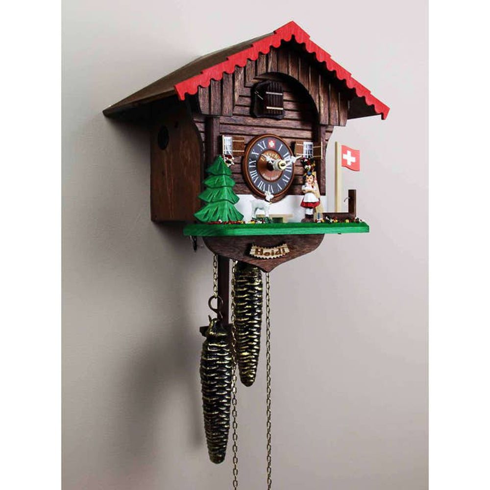 Heidi Baby Goat Cuckoo Clock-2