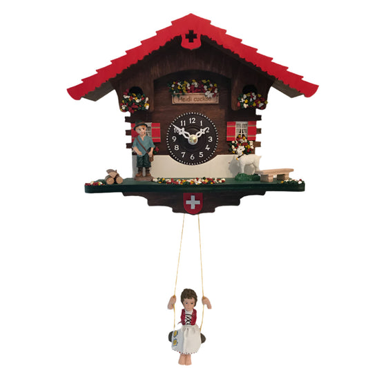 Heidi On the Swing Cuckoo Clock-0