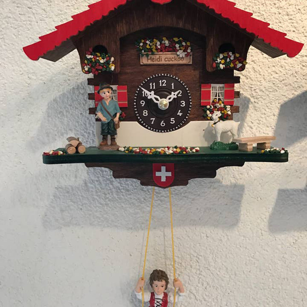 Heidi On the Swing Cuckoo Clock-1