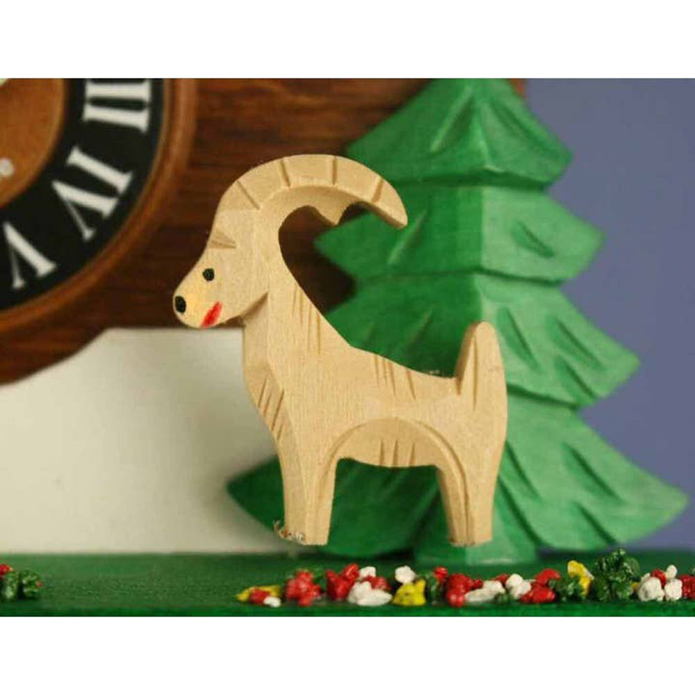 Leaping Ibex Chalet Cuckoo Clock-4