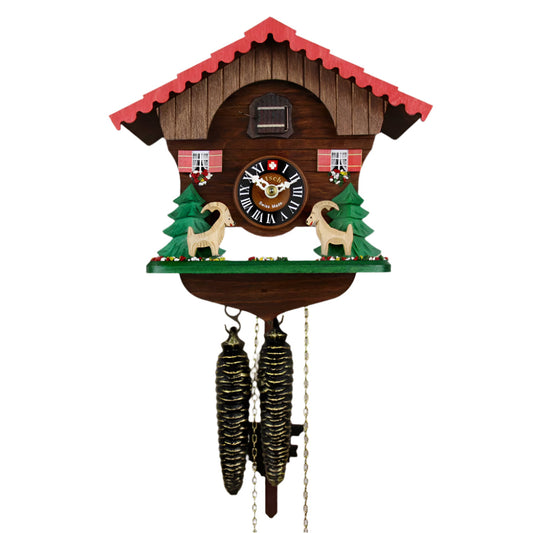 Leaping Ibex Chalet Cuckoo Clock-0