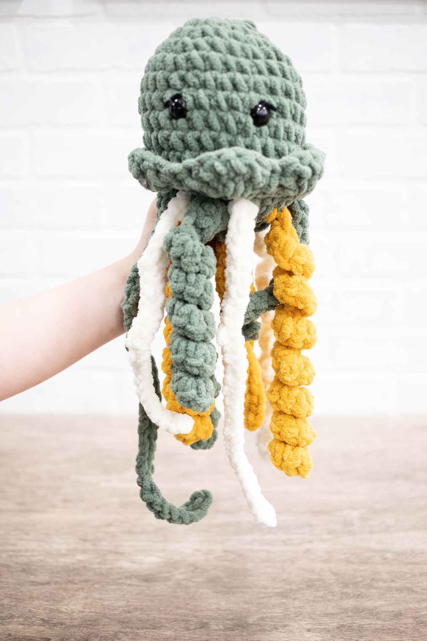 Jellyfish, Crochet Stuffed Animal-2