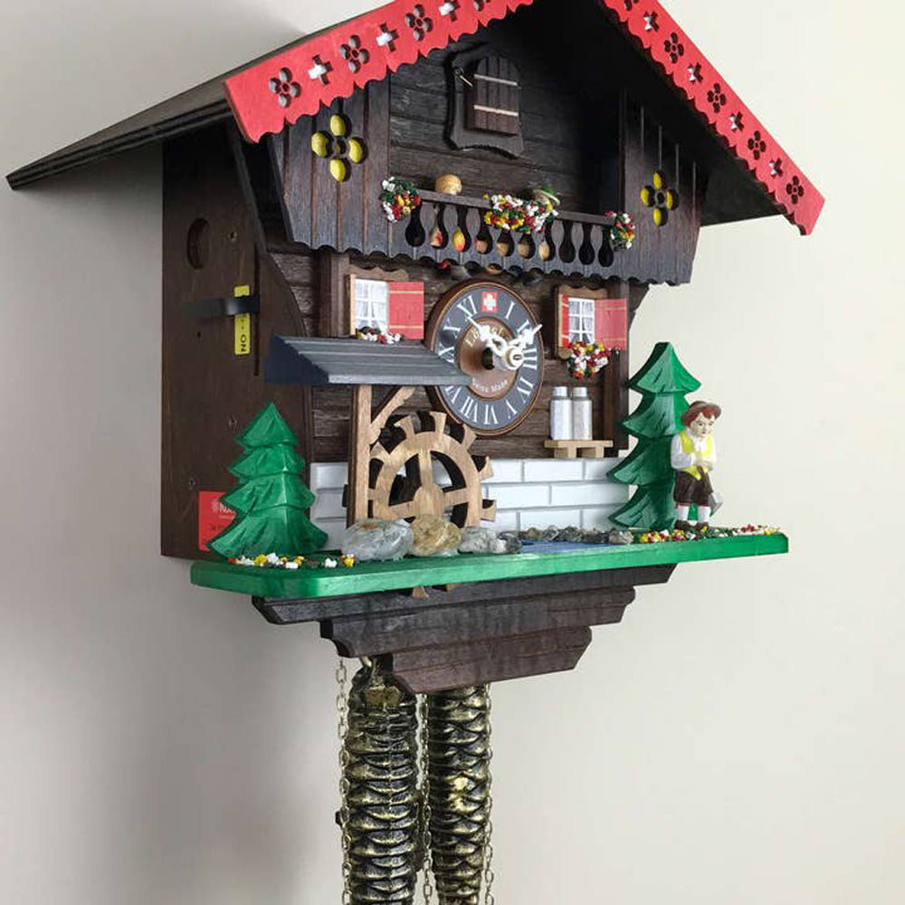 The Woodcutter'S Chalet Cuckoo Clock-2